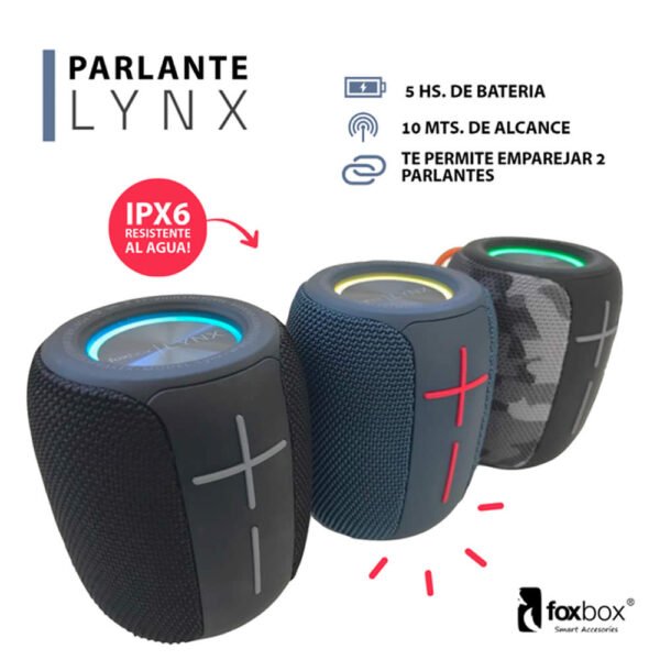 Parlante Foxbox Inalambrico Pyxis Azul