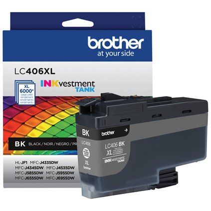 Cartucho Brother LC-406XL 6,000 PAG (NEGRO)