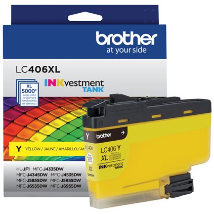 Cartucho Brother LC-406XL 5,000 PAG (AMARILLO)