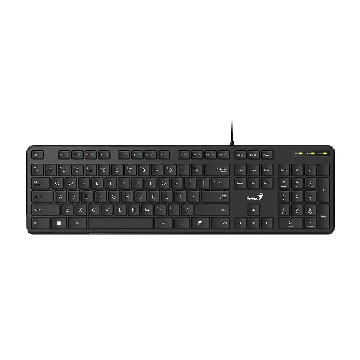Teclado Genius Slimstar M200 USB Black