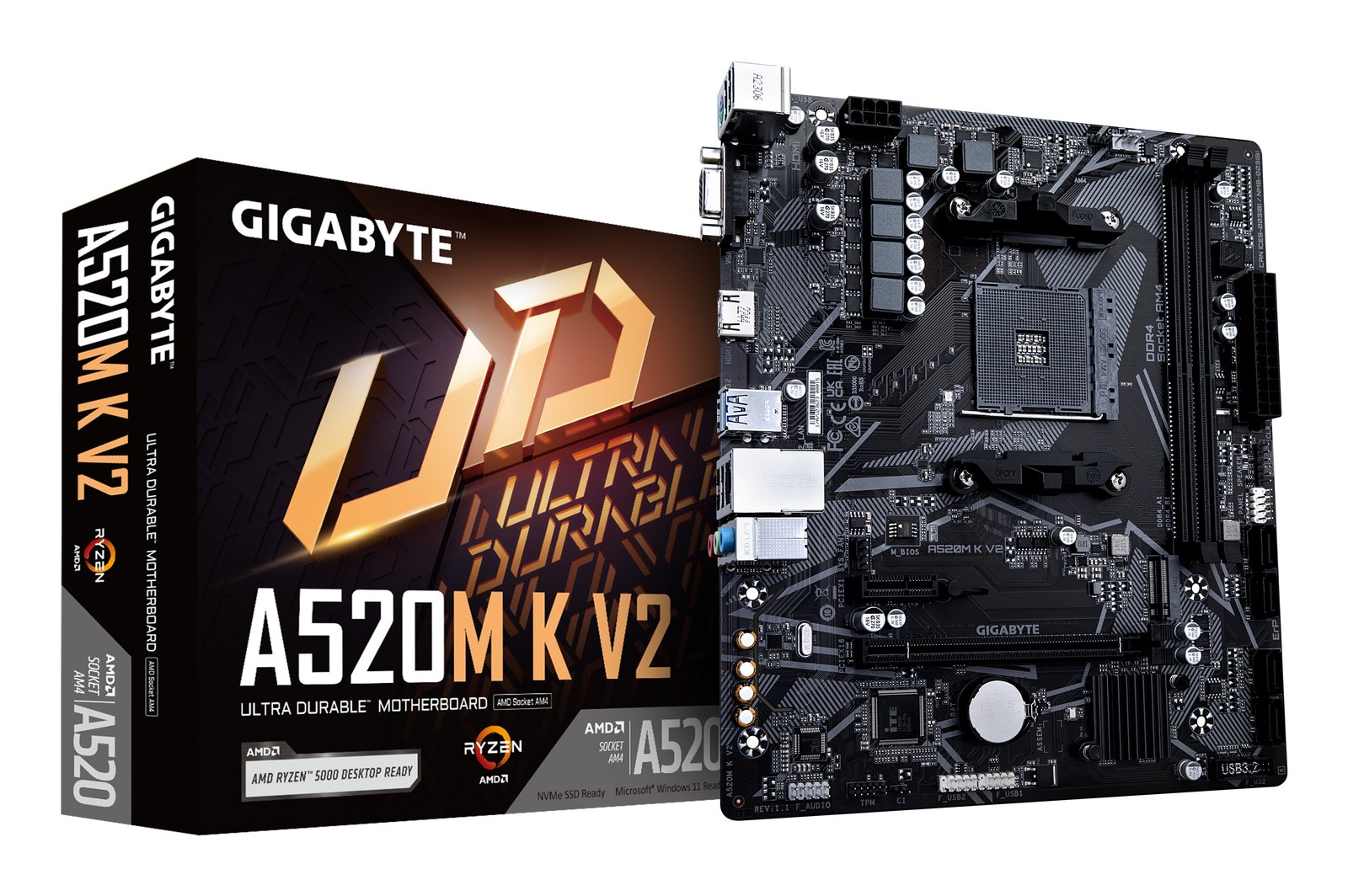 MB Gigabyte AM4 A520M K V2 DDR4 BOX M-ATX