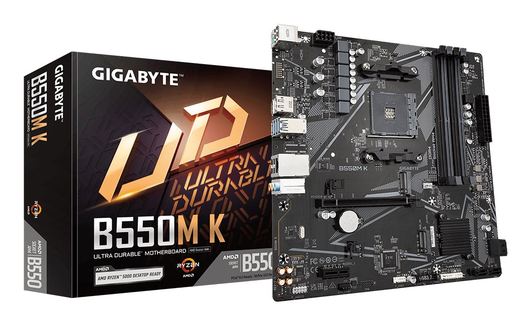 MB Gigabyte AM4 B550M K DDR4 BOX M-ATX
