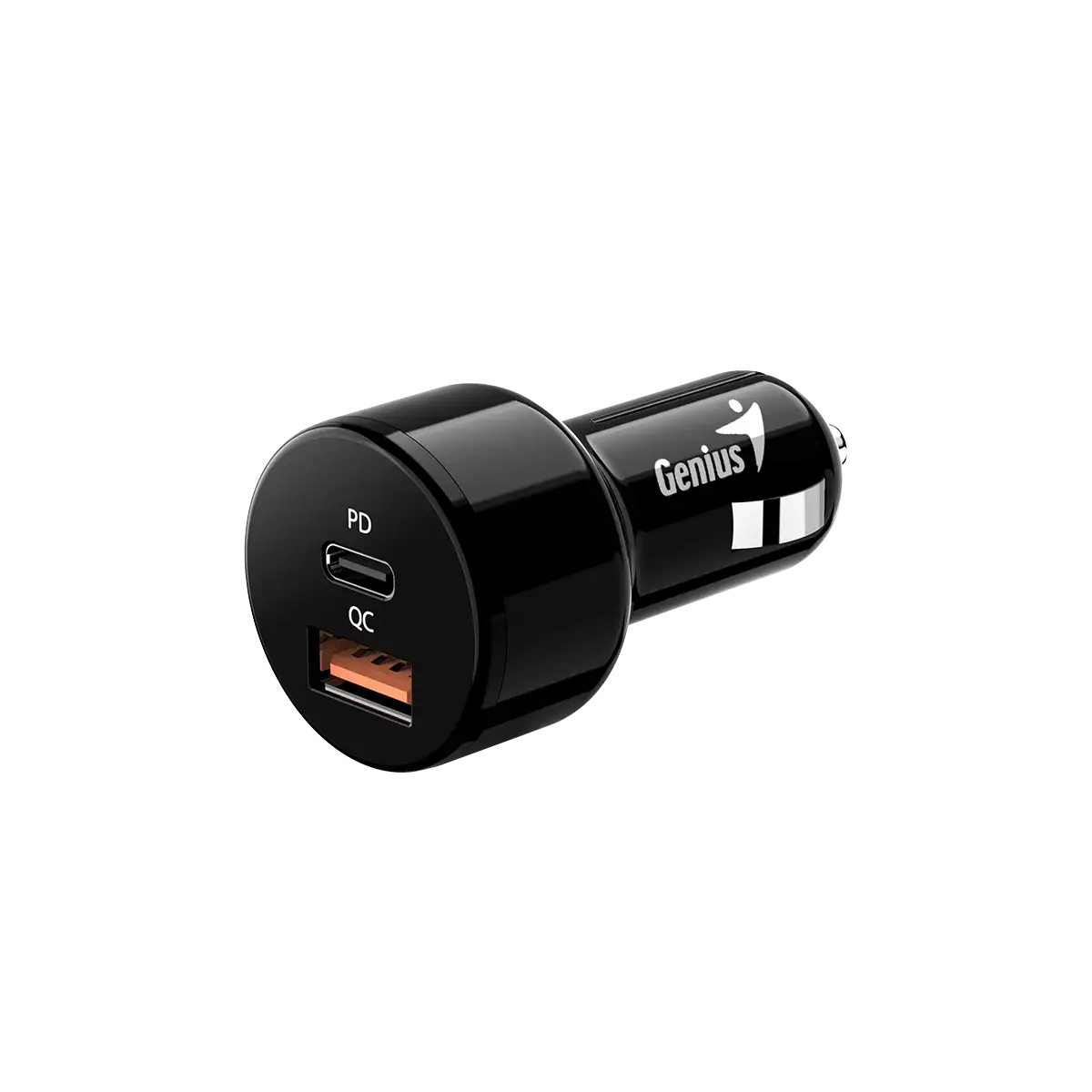 Cargador Genius PD-36AC P/AUTO USB-A / USB-C 36W