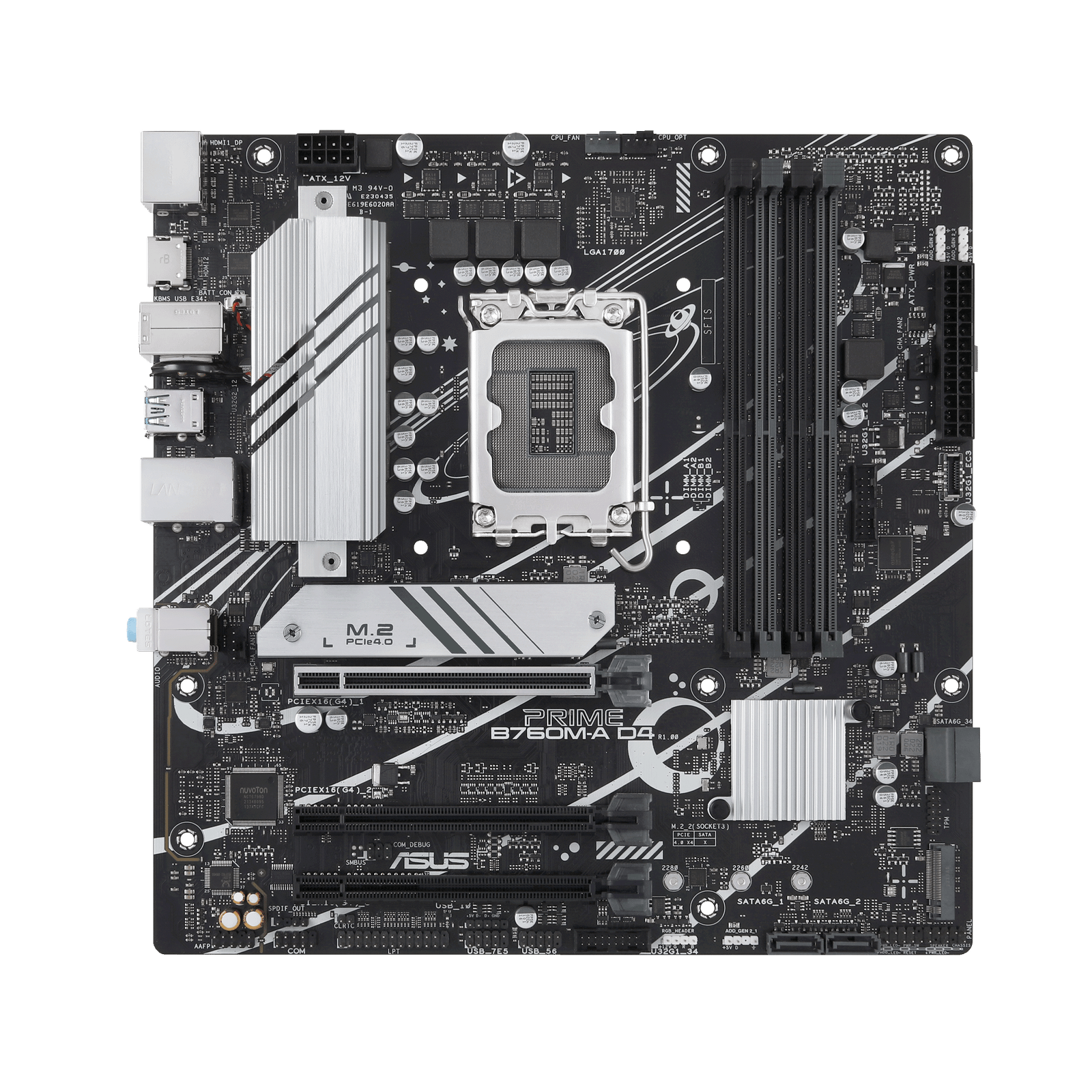 MB Asus S1700 Prime B760M-A D4 BOX M-ATX