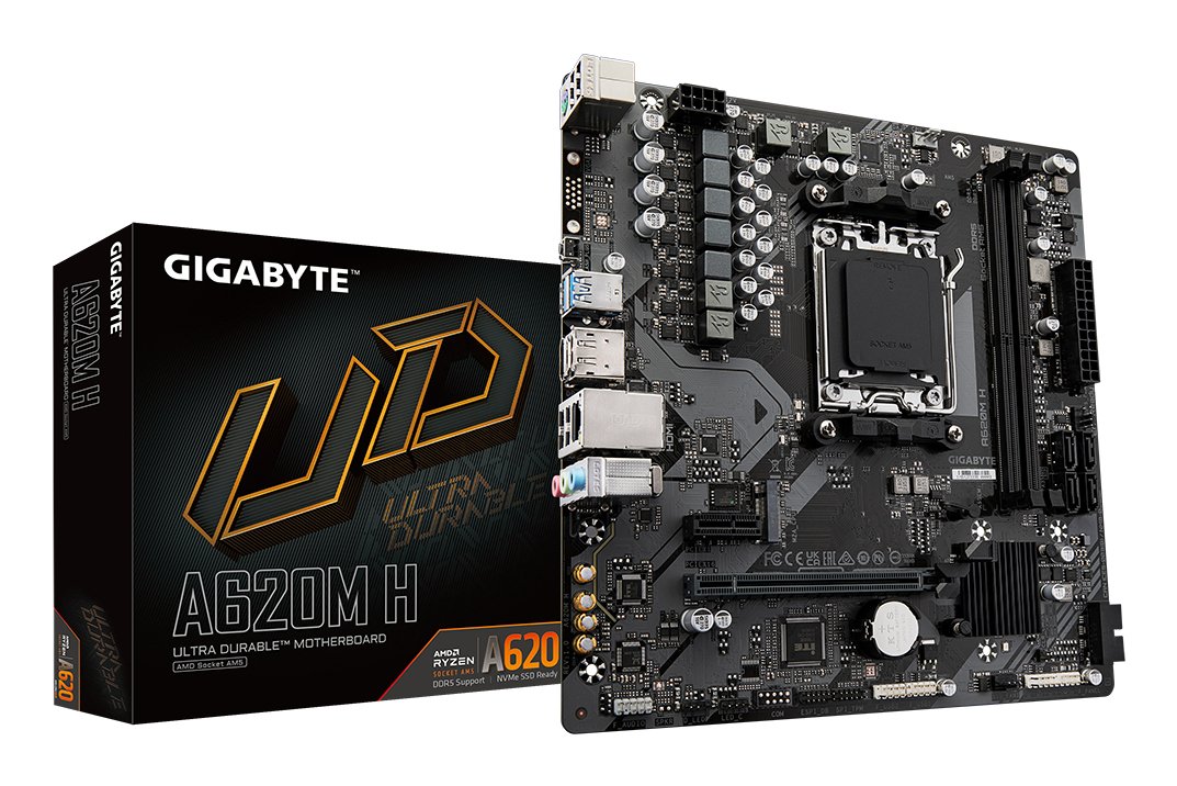 MB Gigabyte AM5 A620M H DDR5 BOX M-ATX
