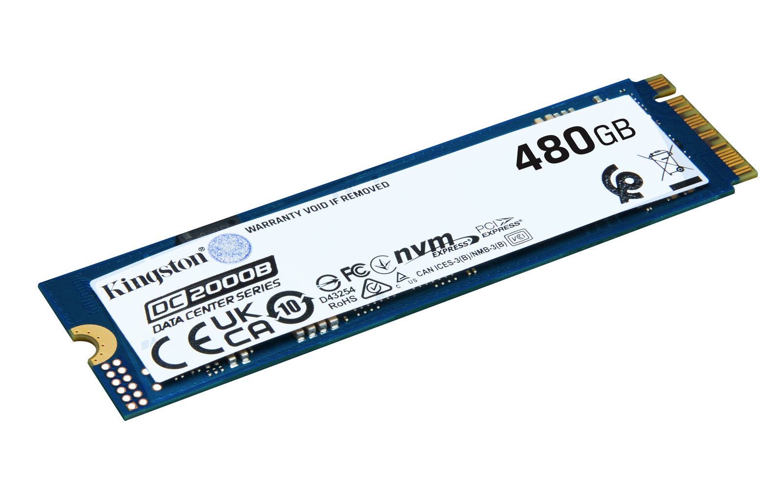 SSD M.2 Nvme 480GB G4 Kingston DC2000B P/SERVER