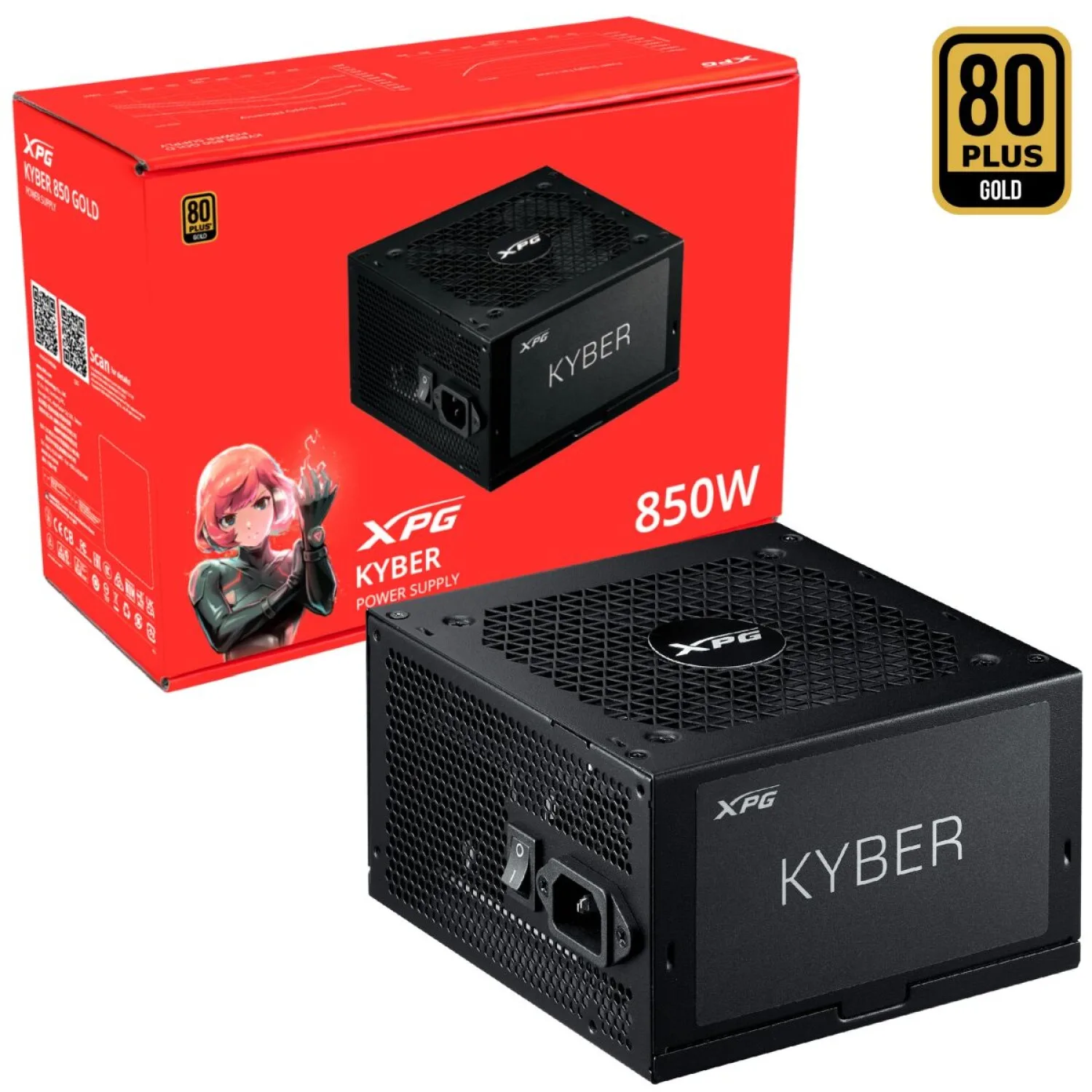 Fuente 850W XPG Kyber 80 Plus Gold