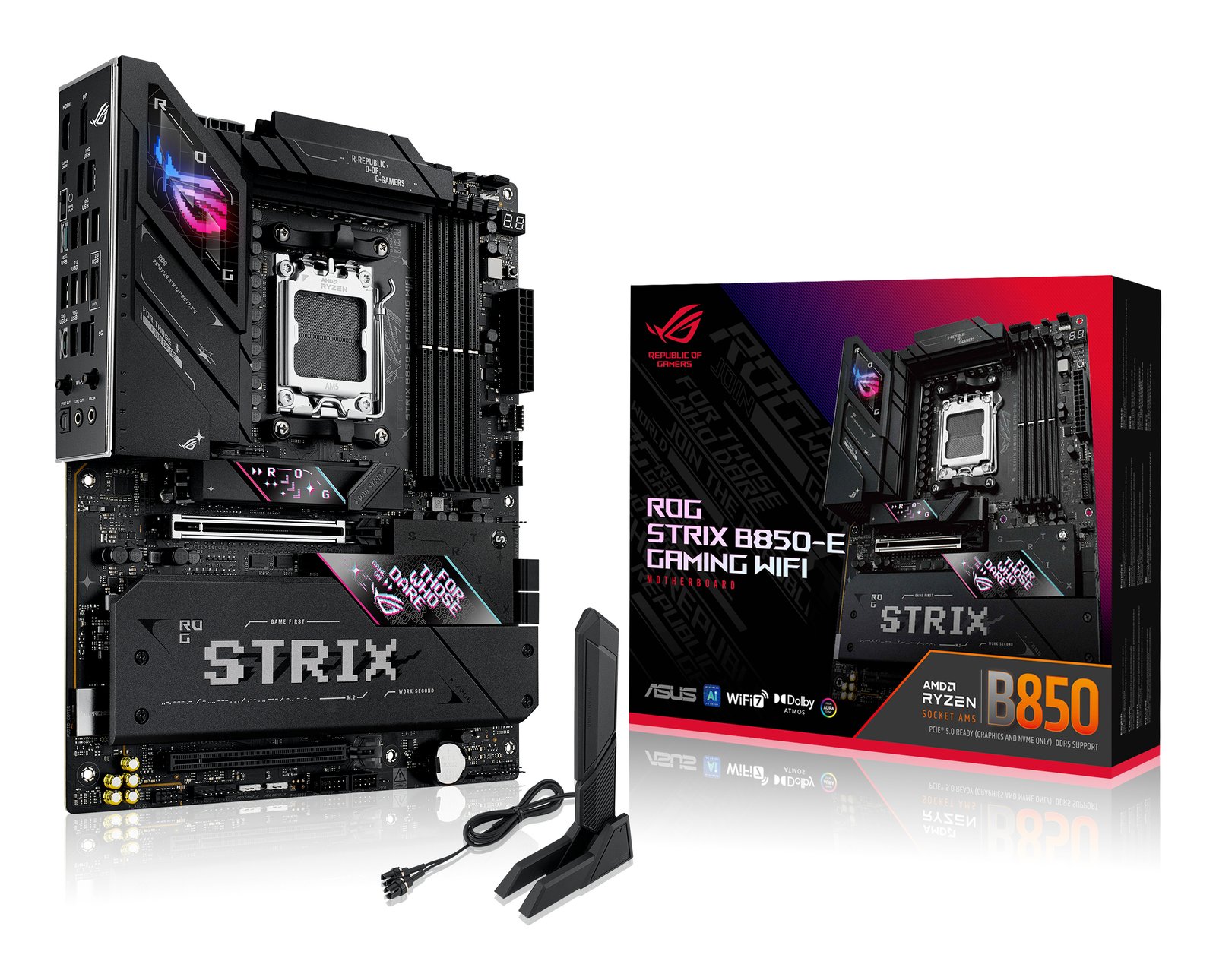 MB Asus AM5 ROG Strix B850-E Gaming Wifi DDR5 BOX