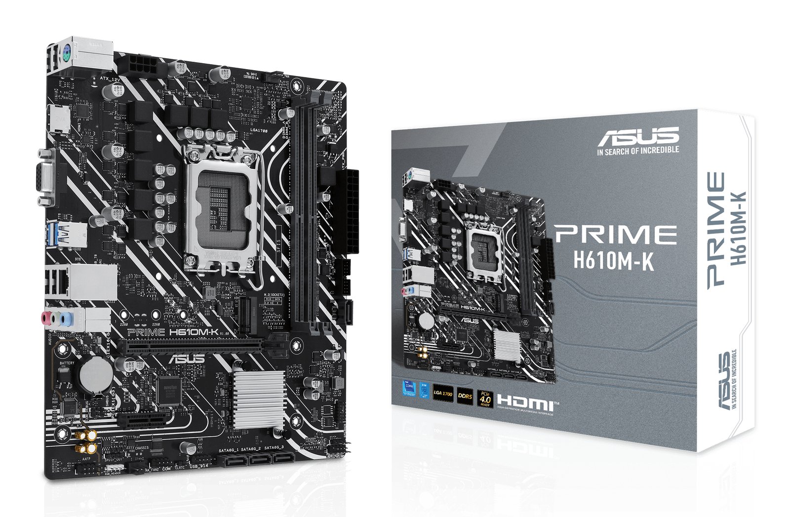 MB Asus S1700 Prime H610M-K DDR5 BOX M-ATX