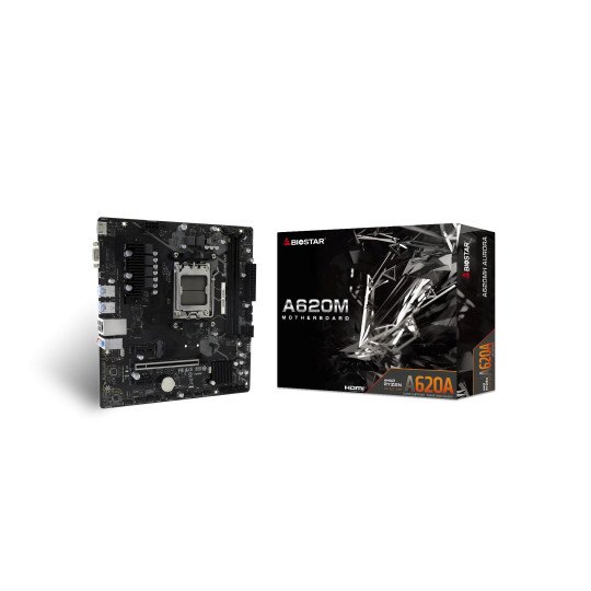 MB Biostar AM5 A620MH Aurora DDR5 BOX M-ATX