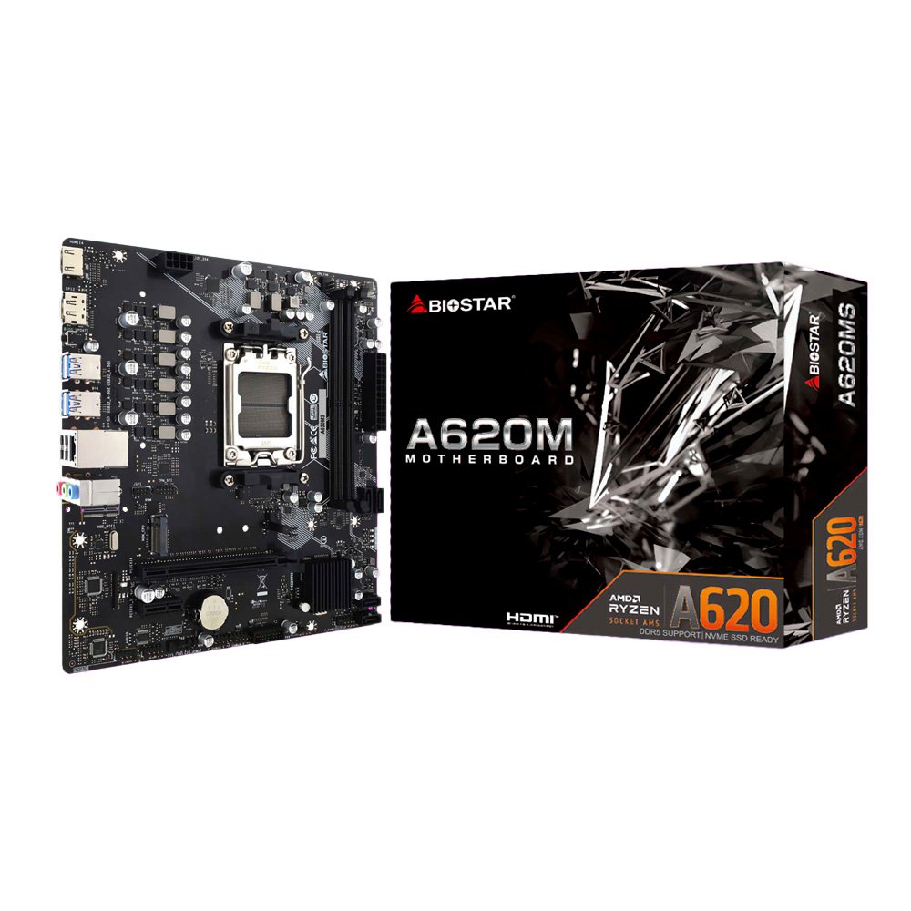MB Biostar AM5 A620MS DDR5 BOX M-ATX
