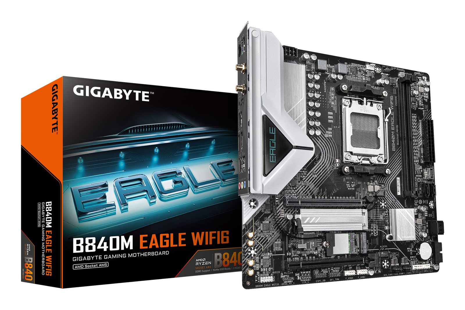 MB Gigabyte AM5 B840M Eagle WIFI6 BOX M-ATX