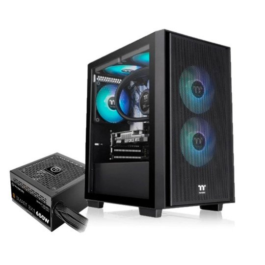 GAB +650W Thermaltake Versa H16TG Argb FAN*3 M-ATX
