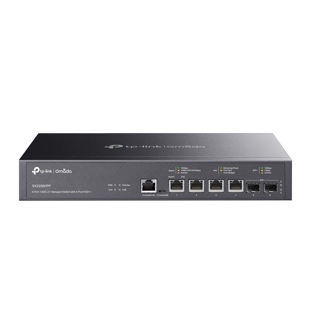 Switch 4P TP-LINK Omada SX3206HPP ADM. 2 SFP POE++