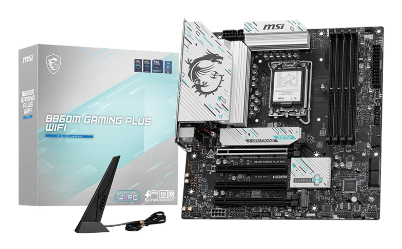 MB MSI S1851 B860M Gaming Plus Wifi DDR5 BOX M-ATX