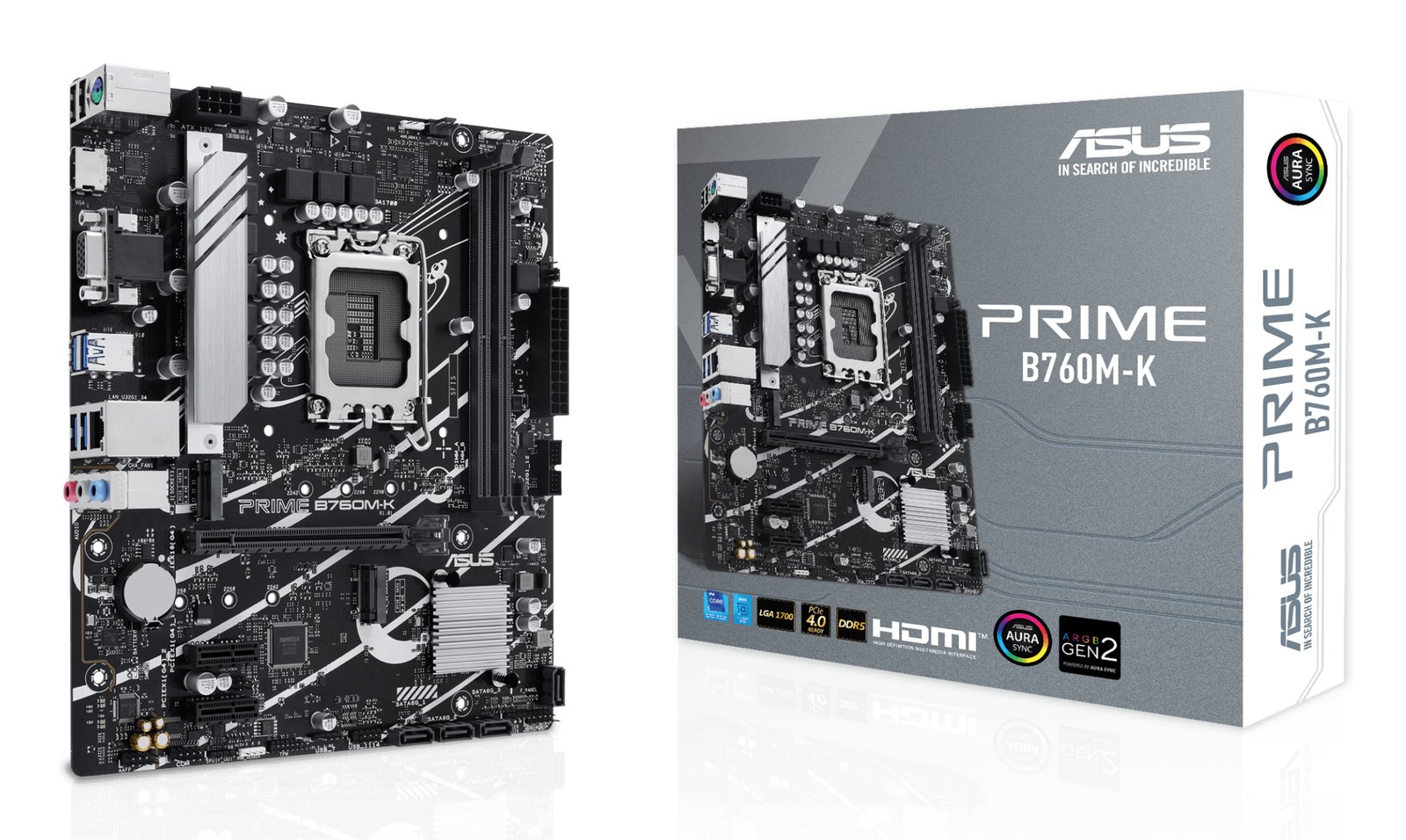 MB Asus S1700 Prime B760M-K DDR5 BOX M-ATX