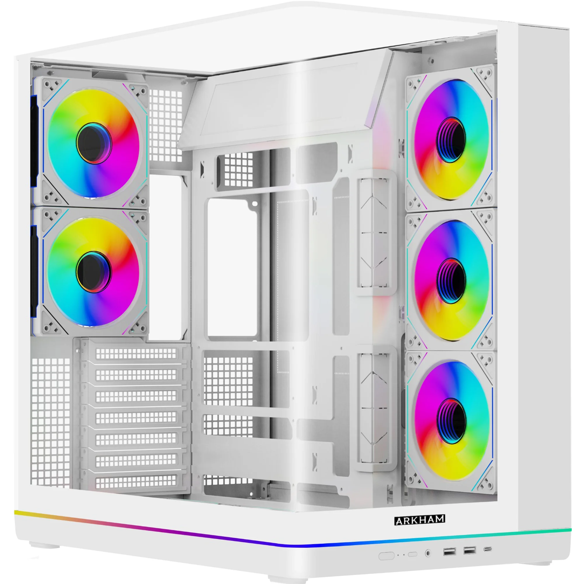 GAB Arkham Boreal Blanco 5*FAN Argb ATX