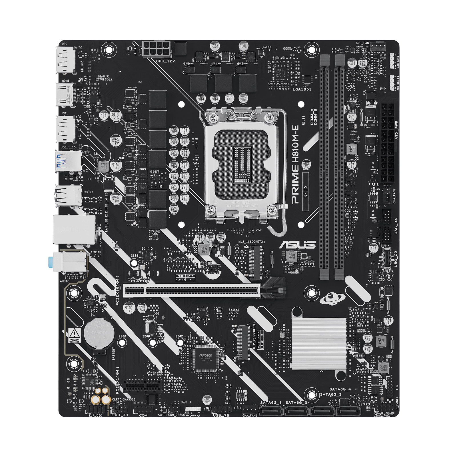 MB Asus S1851 Prime H810M-E DDR5 BOX M-ATX