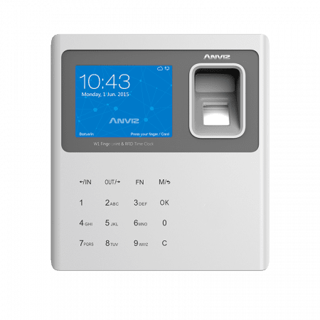 Control DE Acceso Anviz W1 PRO S/FUENTE