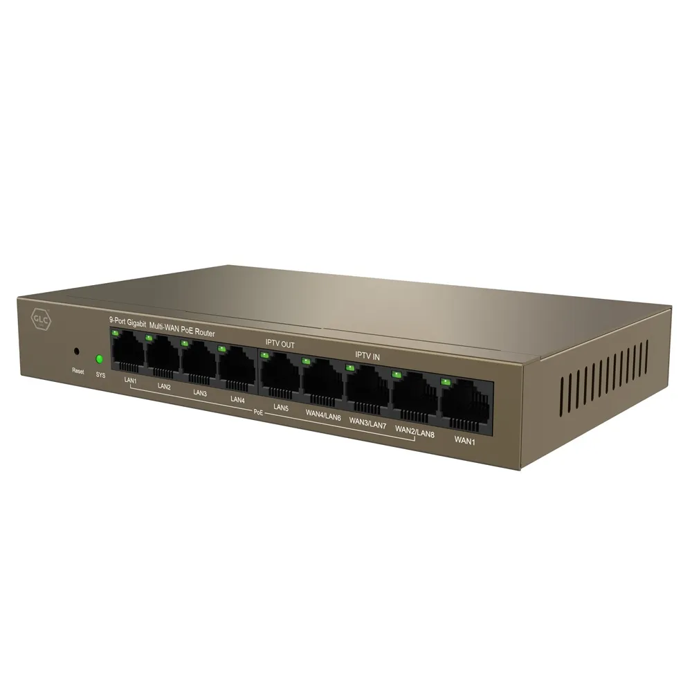 ROUTER 8P GLCFi 4WAN PoE CONTROLADOR SW