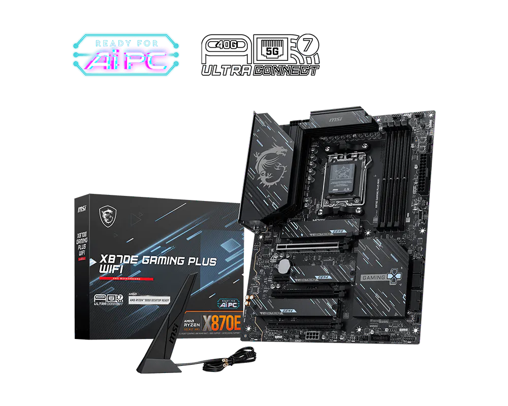 MB MSI AM5 X870E Gaming Plus Wifi DDR5 BOX ATX
