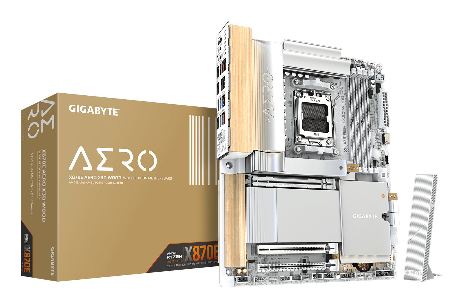 MB Gigabyte AM5 X870E Aero X3D Wood DDR5 BOX