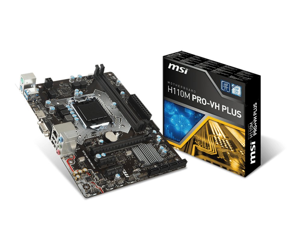 MB MSI S1151 H110M Provh PLS BOX Matx VGA/HDMI (R)