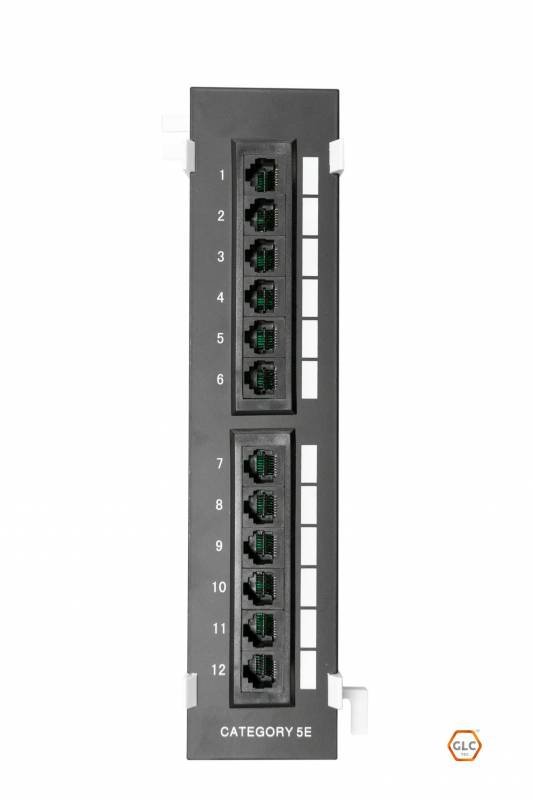 Patchpanel GLC 12P CAT 5E P/ KRONE/110 P/PARED