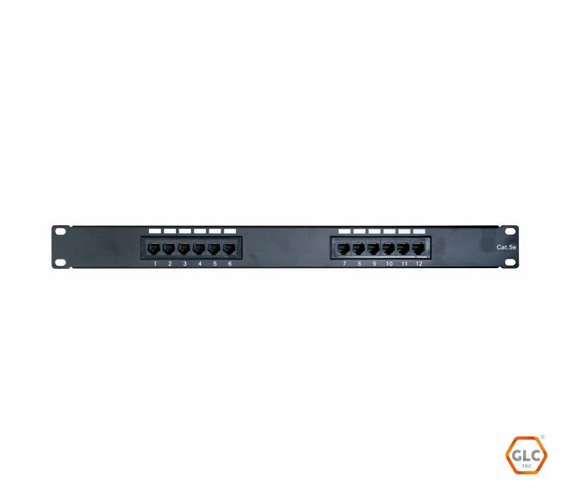 Patchpanel GLC 12P CAT 5E P/ KRONE/110 Rackeable