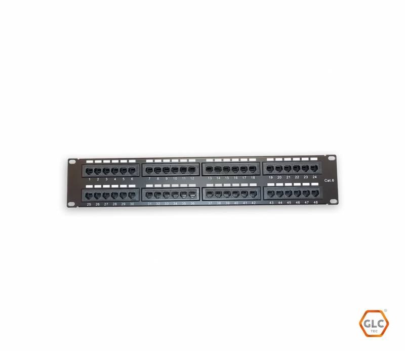 Patchpanel GLC 48P CAT 6 P/ KRONE/110