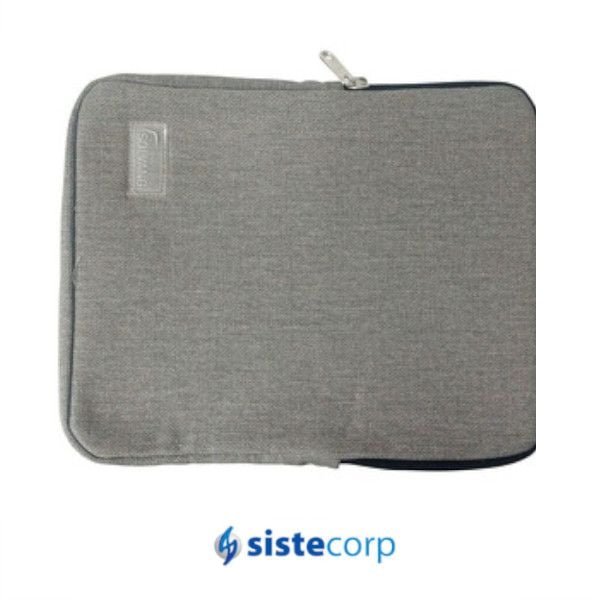 Funda P/NETBOOK 10.1 C/CIERRE NEGRO-PLATA
