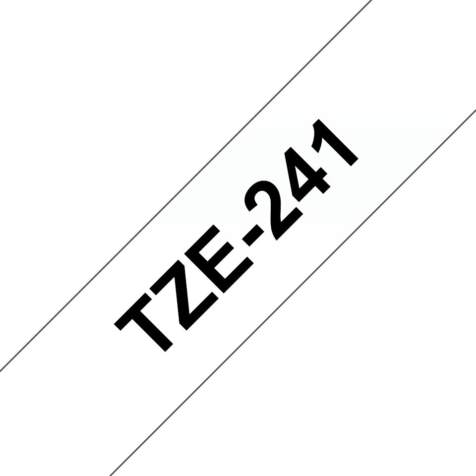 Cinta P/ROTU Brother TZE241 18MM NEGRO/BLANCO