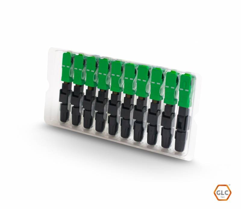 Conector FO GLC SC/APC SM Mecanico Blister X10