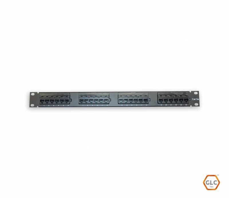 Patchpanel GLC 24P CAT.5E P/ KRONE/110
