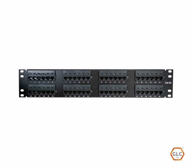 Patchpanel GLC 48P CAT 5E P/ KRONE/110