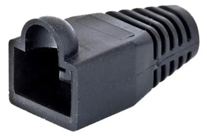 CAPUCHON RJ45 GLC x100 UNID NEGRO