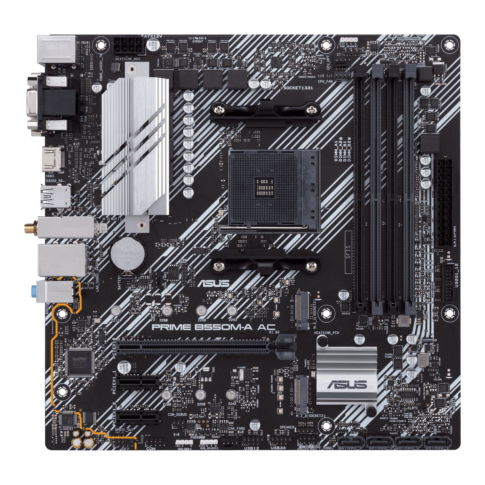 MB Asus AM4 Prime B550M-A AC BOX M-ATX