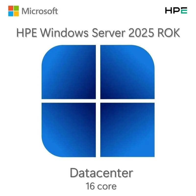 WIN Server HPE MS DC 2025 16-CORE ROK WW ESD LTU
