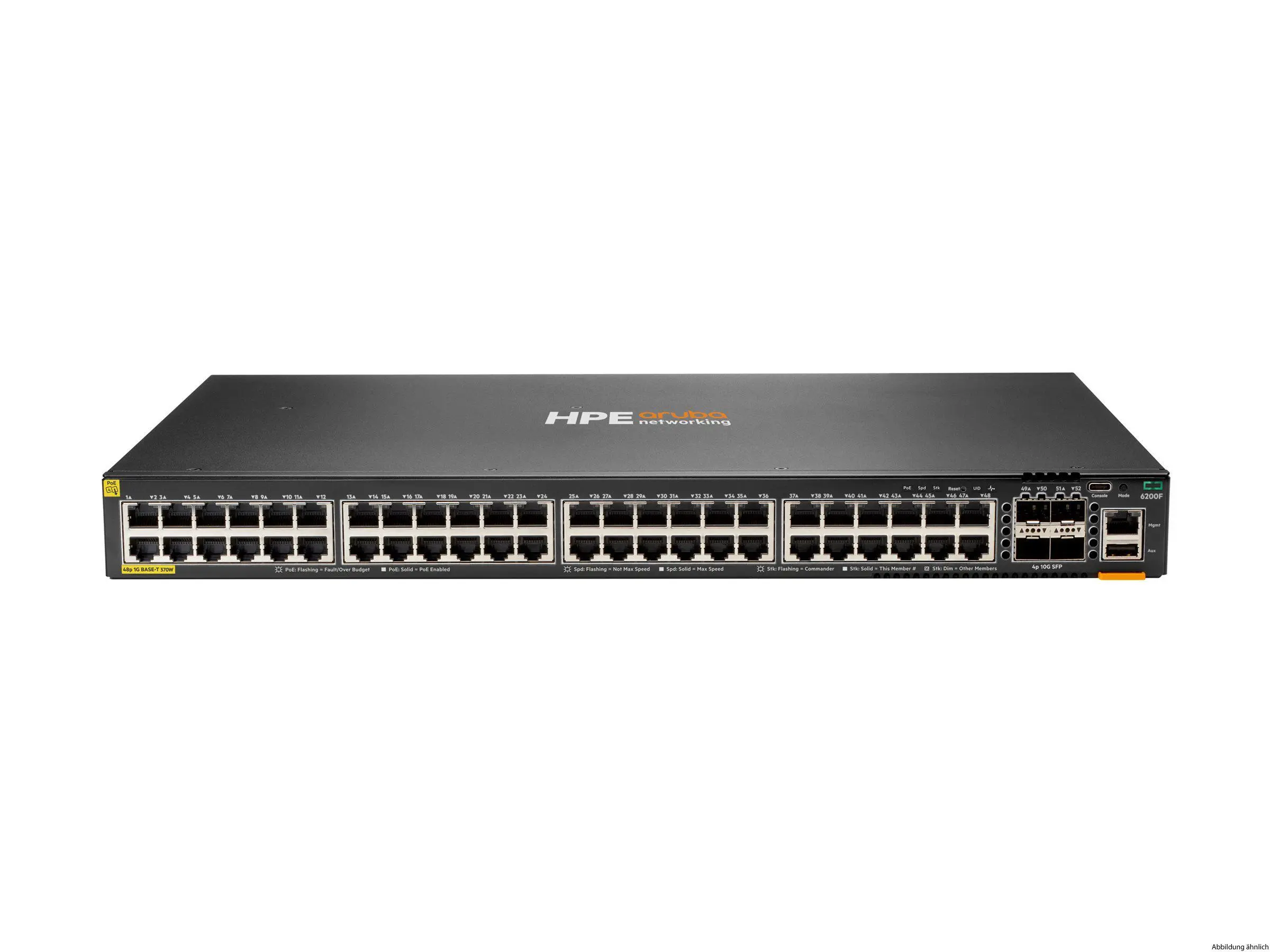 Switch 48P Aruba 6200F CL4 PoE+ 4SFP+ 370w